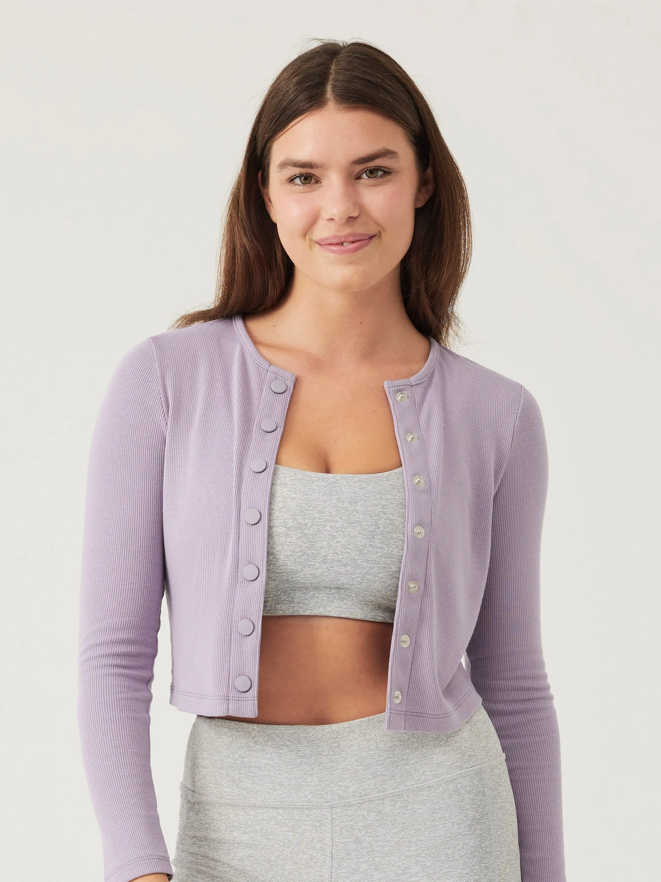 CozyRib Cropped Cardigan