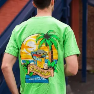 Crabaritaville - OLD BAY, USA (Neon Green) / Shirt