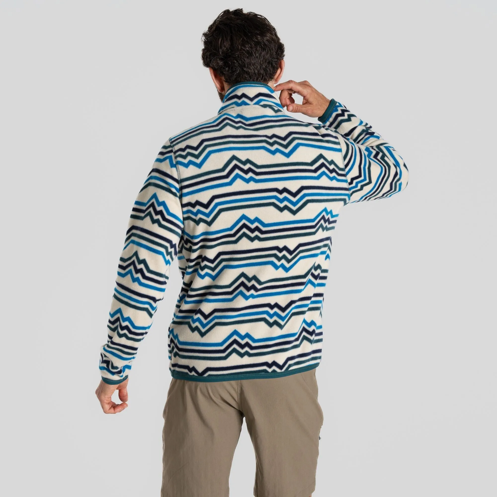 Craghoppers Mens Tully Overhead Half Zip Fleece-OCEAN DEEP