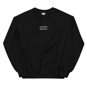 Creative Director Embroidered Sweatshirt