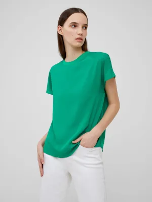 Crepe Light Crew Neck Top