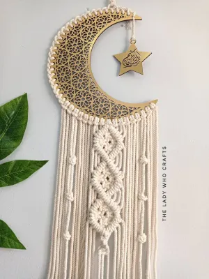 Crescent Moon Macrame