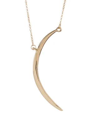 Crescent Moon Pendant Necklace