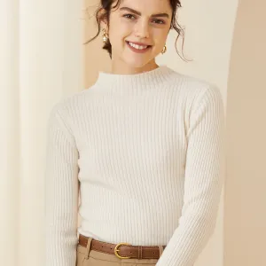 Crewneck Cashmere Tops Lightweight Long-Sleeved Cashmere Sweater