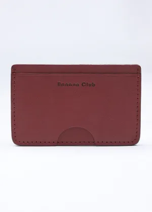 Crimson Red Card Holder