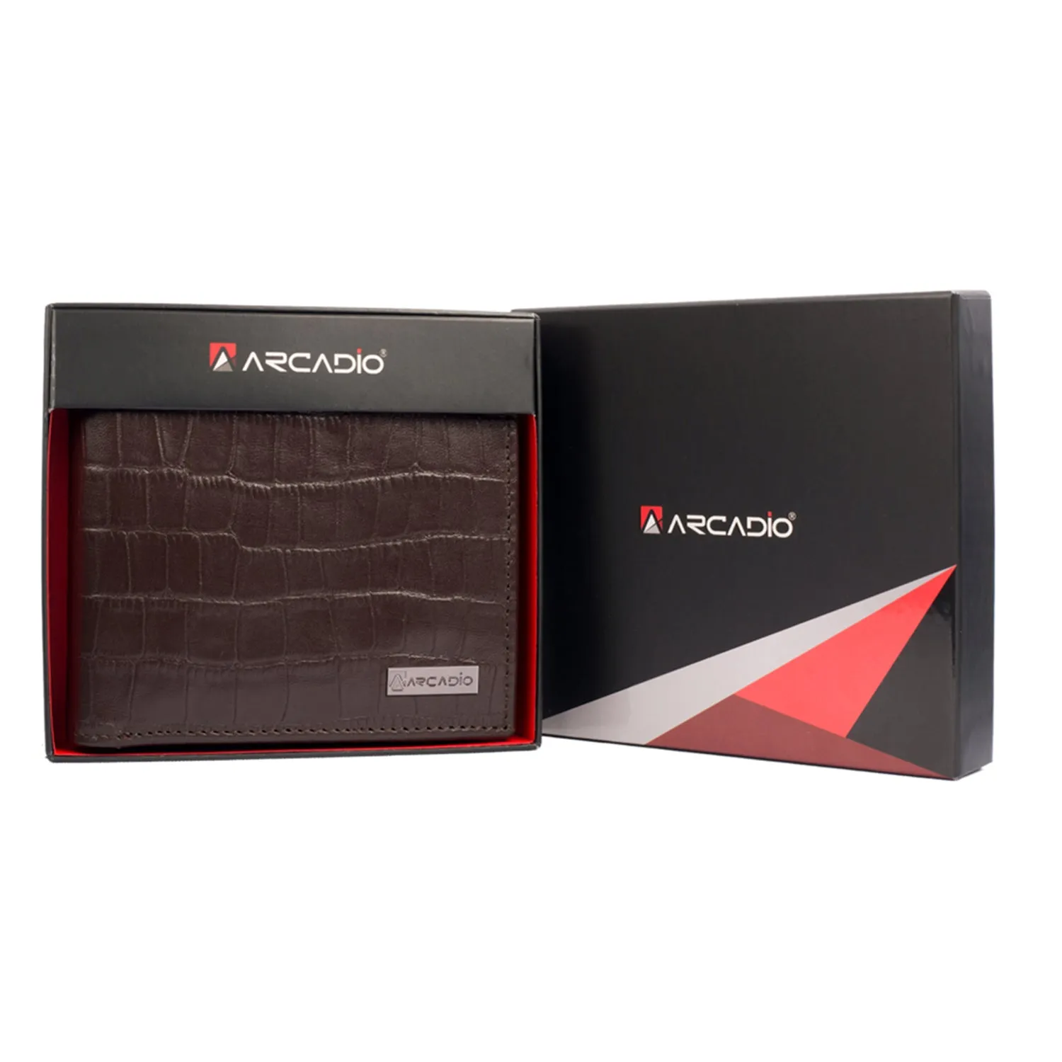 CROCK ‘N’ ROLL Leather Wallet ARW1003BR