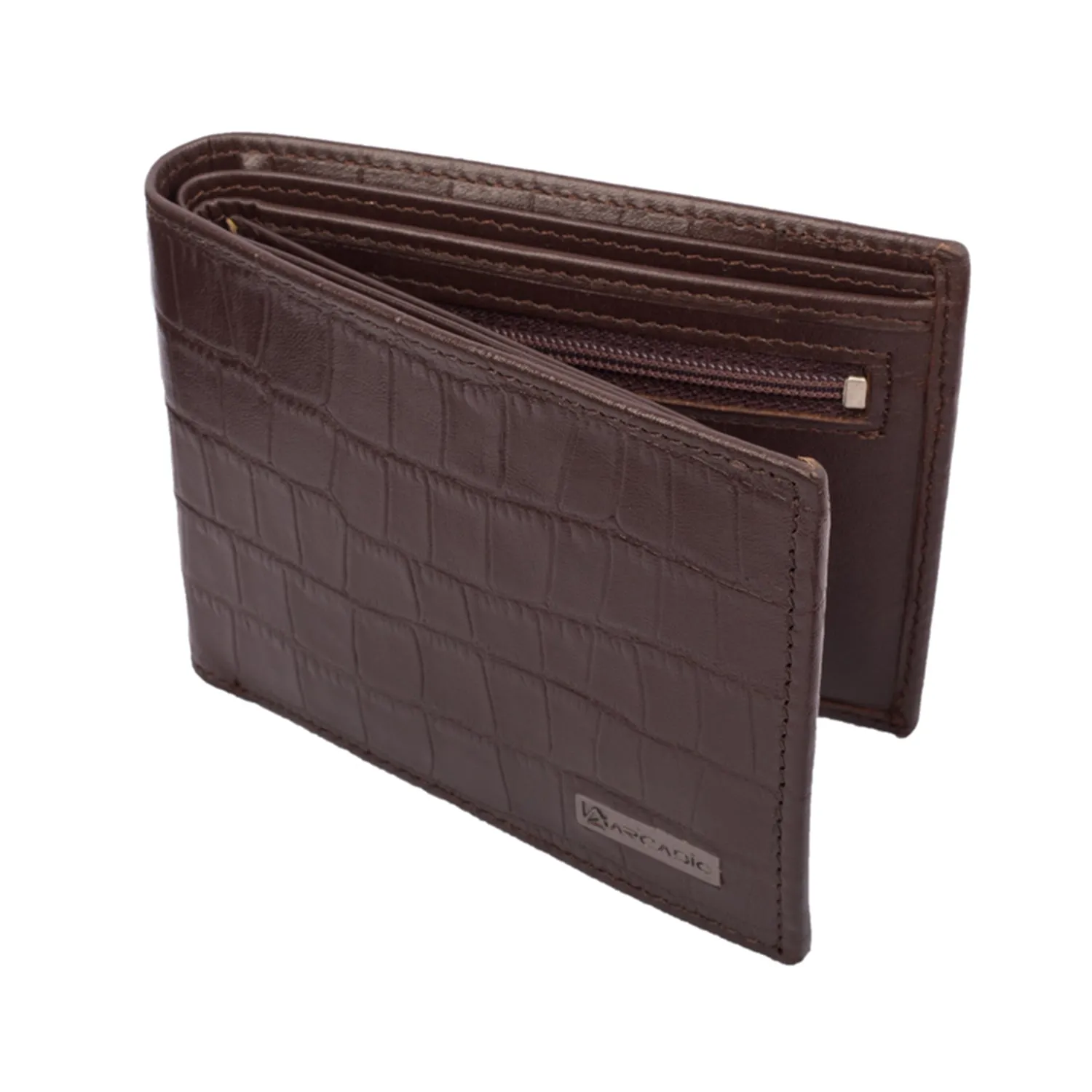 CROCK ‘N’ ROLL Leather Wallet ARW1003BR