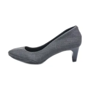 Croft & Barrow Mid-Heel Shoes Fabric Grey Colour For Women