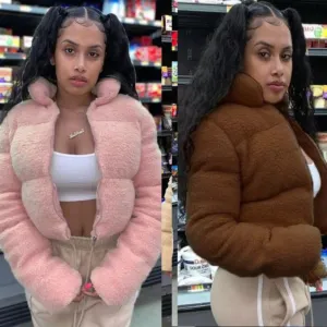 Fleece-Lined Padded Jacket