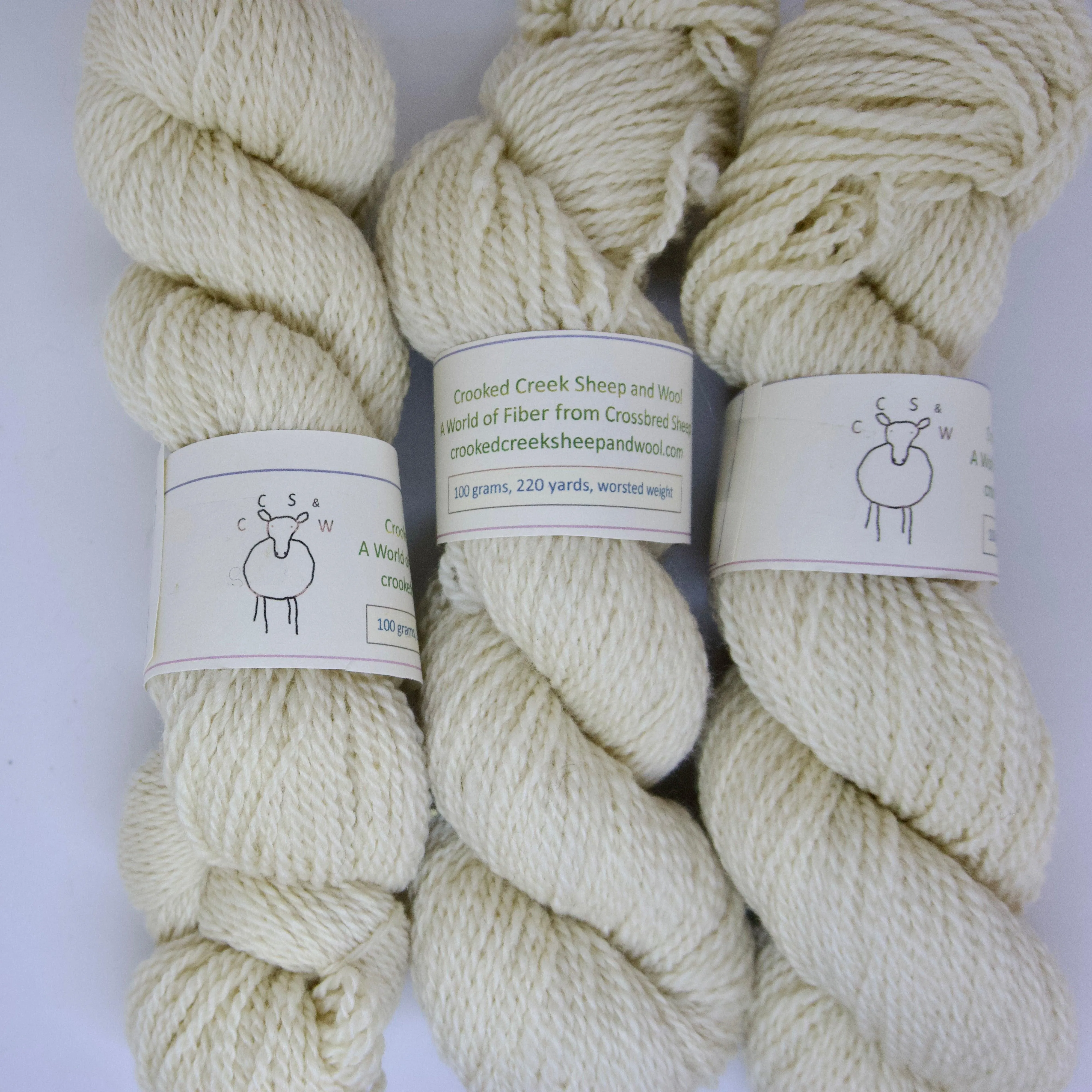 Crossbreed Mill Spun Yarn - Natural Color (NY)