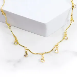 Crystal Dangle Necklace