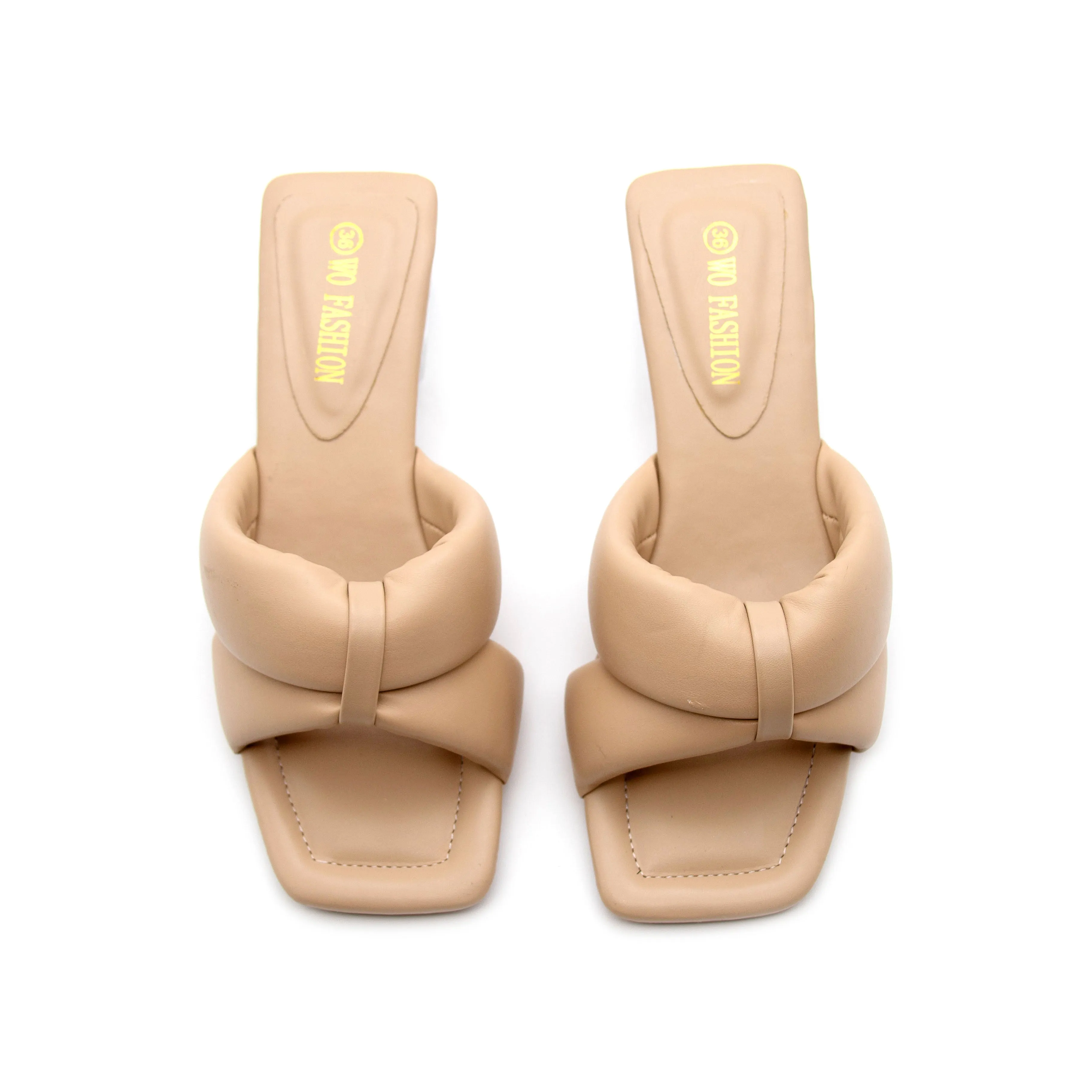 Crystal Low Heel Mules