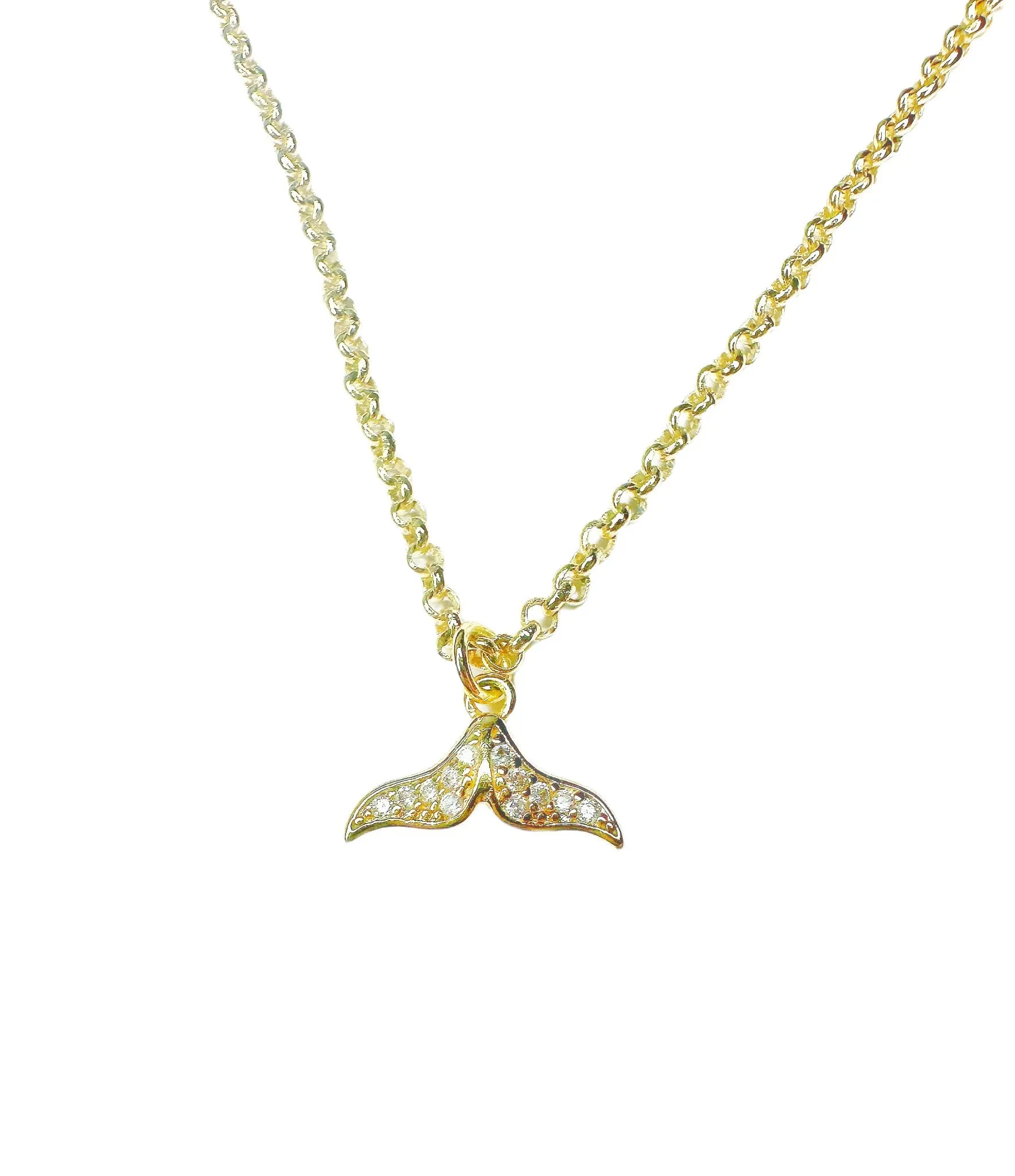 Crystal Mermaid 14K Gold-Filled Necklace