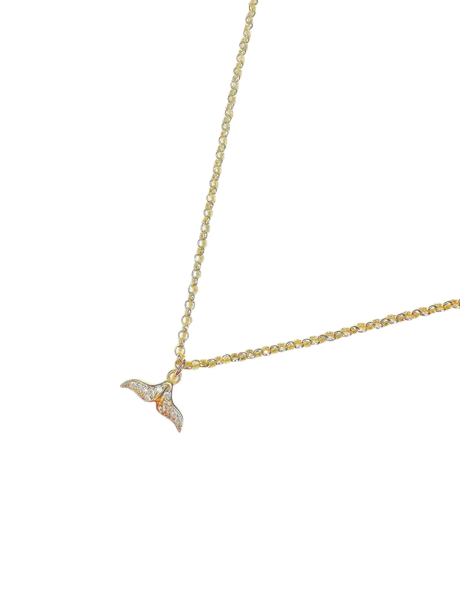 Crystal Mermaid 14K Gold-Filled Necklace