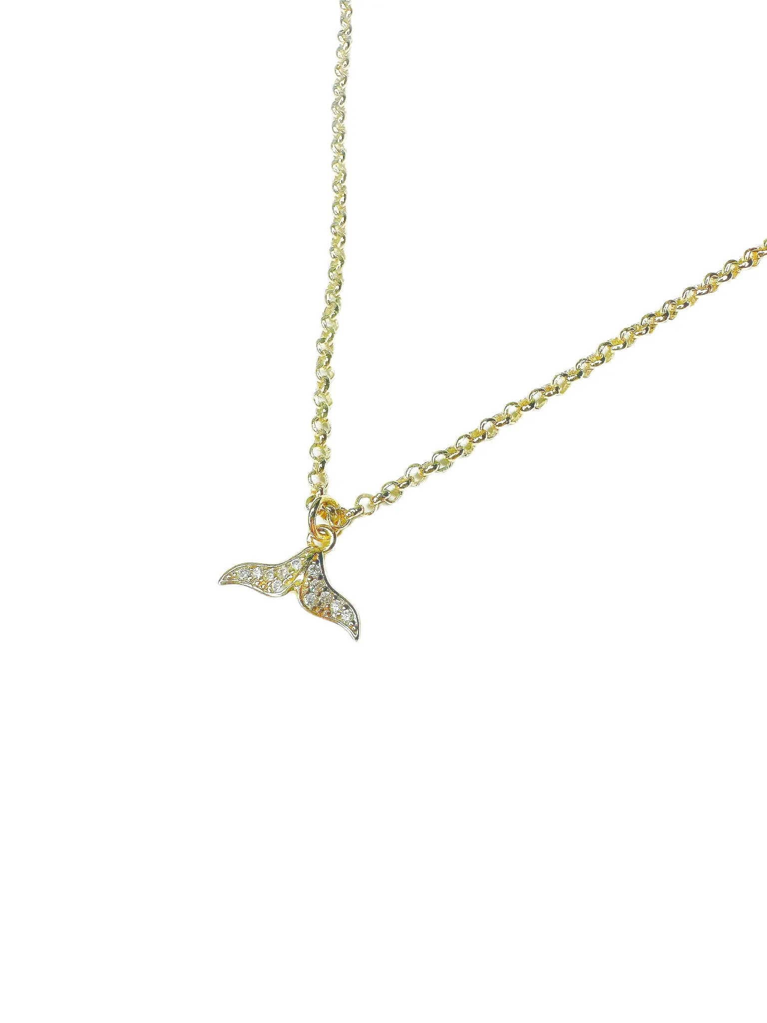 Crystal Mermaid 14K Gold-Filled Necklace