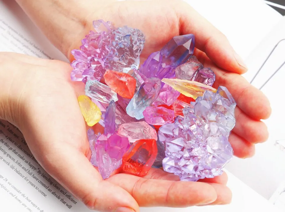 Crystals Cluster Silicone Mold