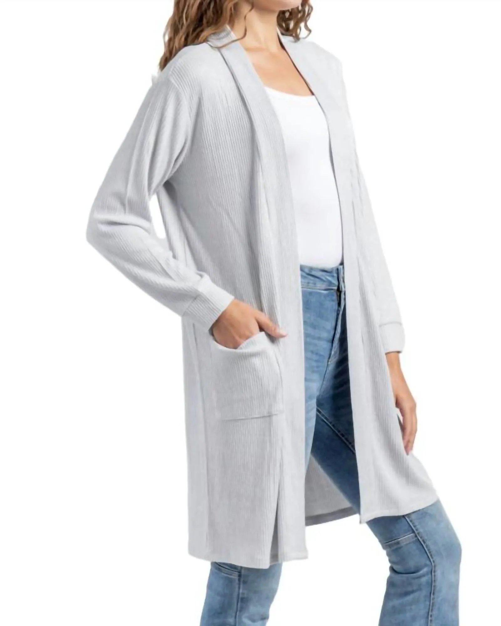 Cuddleblend Cardigan in Grey | Grey