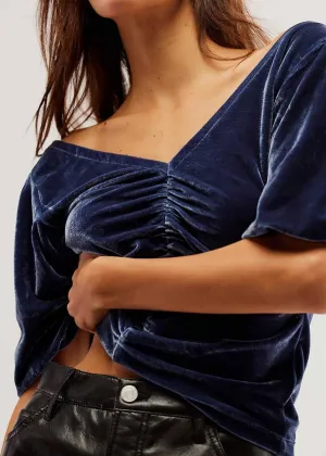 Cupcake Velvet Top - Outerspace