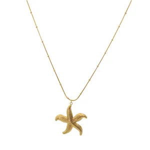 Curly Starfish Necklace