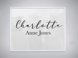 Custom Digital Full Name Print