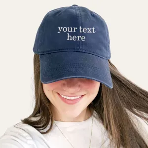 Custom Embroidered Baseball Hat