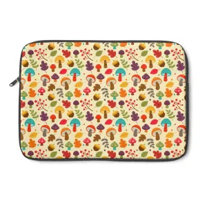 Cute Adorable Forest Mushroom Laptop Sleeve