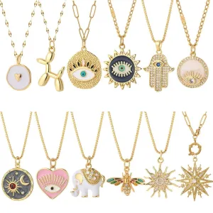 Cute Collars Long Stainless-Steel Necklace for Women