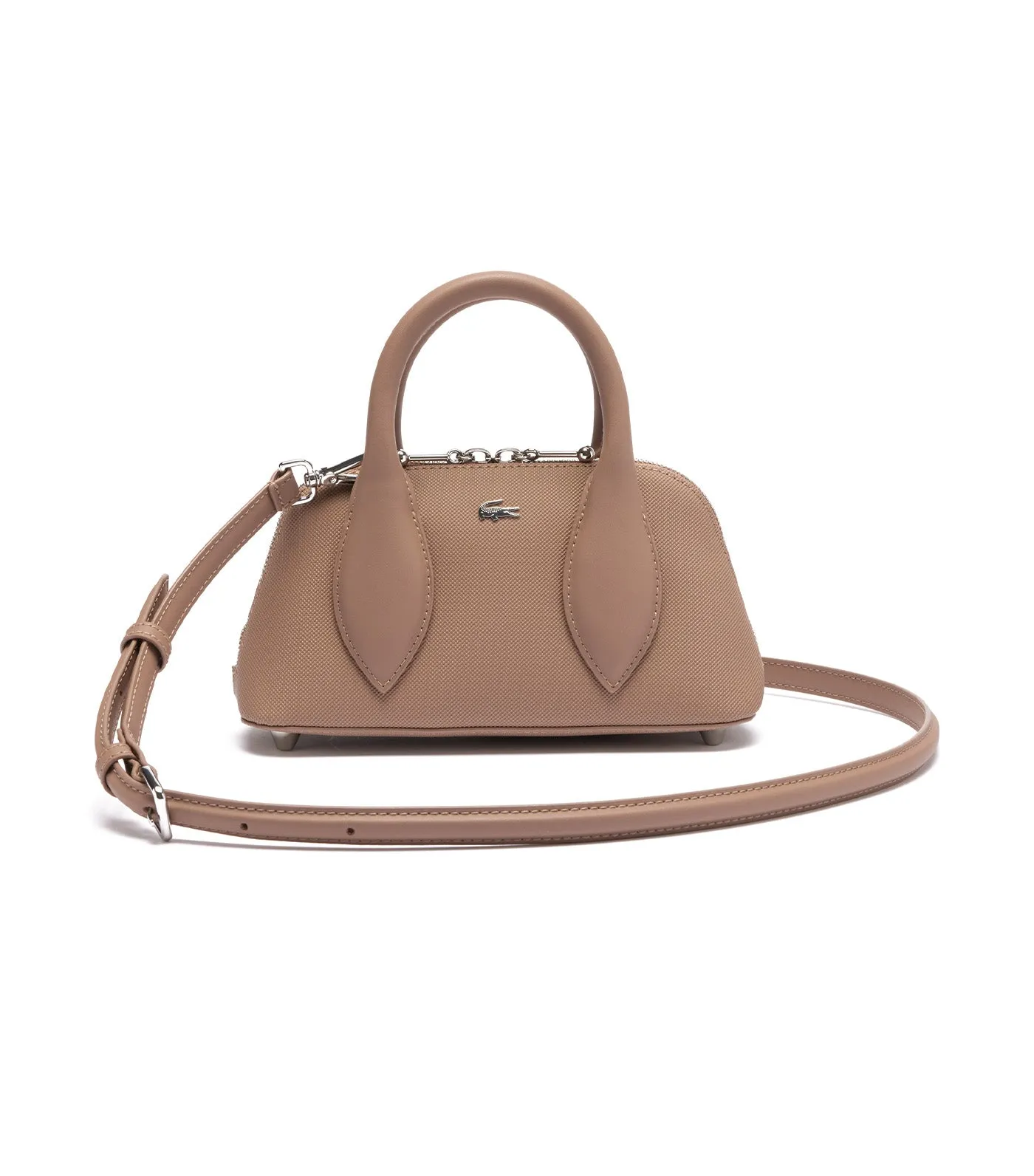 Mini Bugatti City Bag in Taupe - Compact Daily Handbag