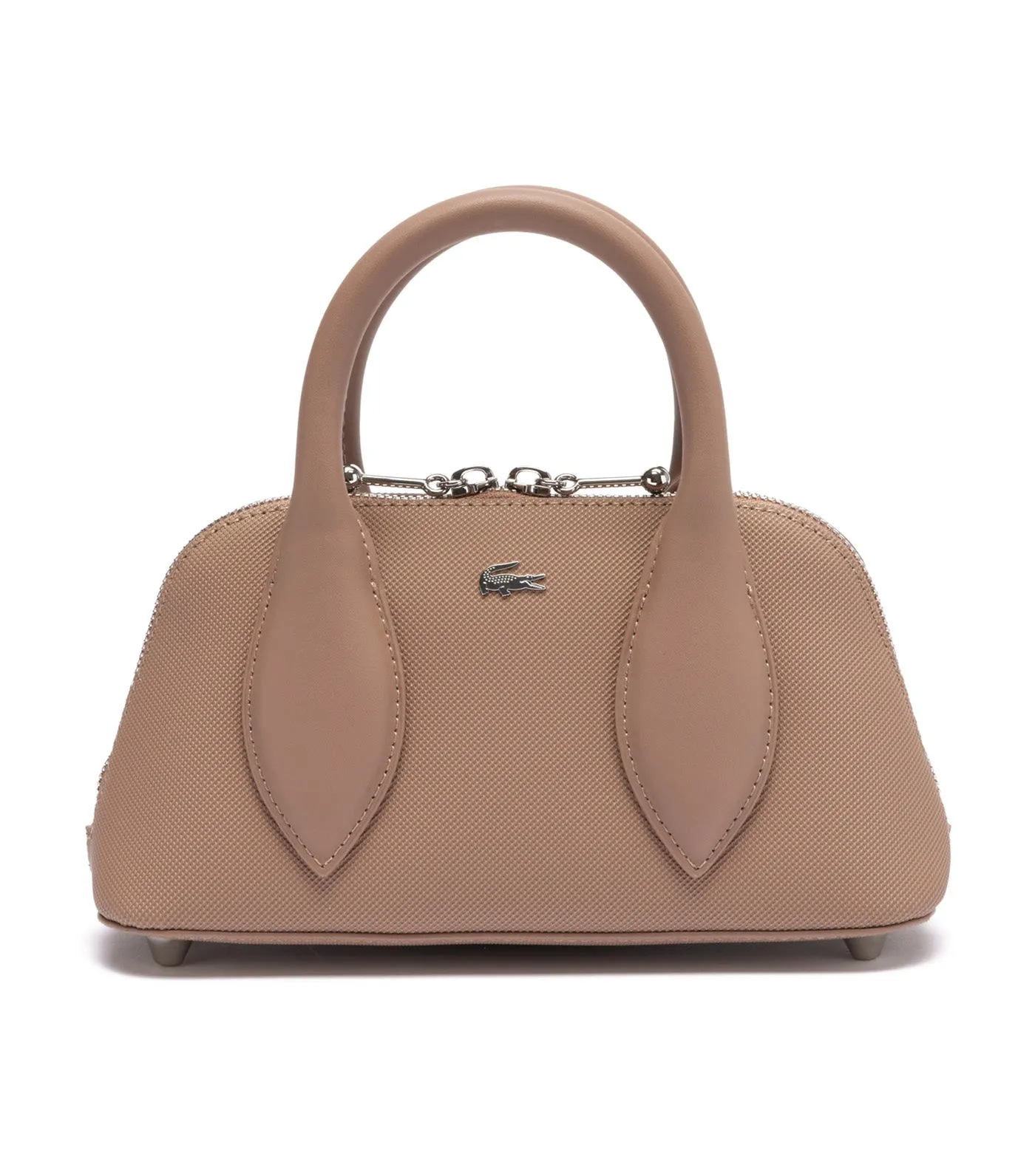 Mini Bugatti City Bag in Taupe - Compact Daily Handbag