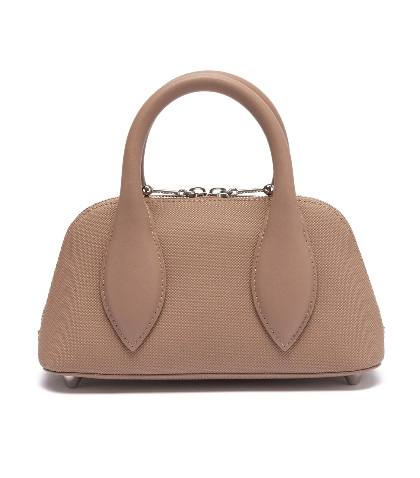 Mini Bugatti City Bag in Taupe - Compact Daily Handbag