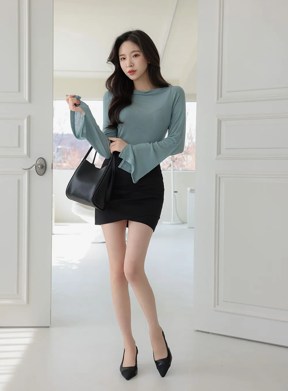 Daily Mini Minimalist Shoulder Bucket Bag IA05
