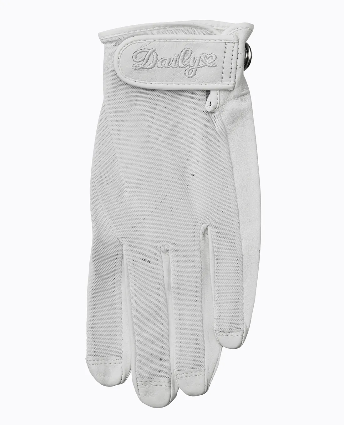 DAILY SPORTS Sun Glove LEFT HANDED GOLFER TO FIT RIGHT HAND 704 White