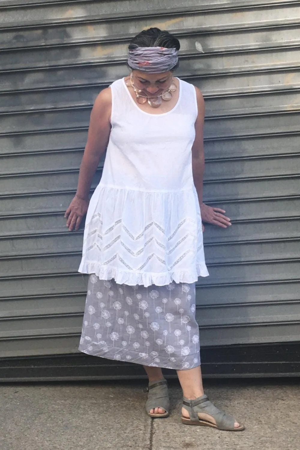 Dandelion Print Skirt