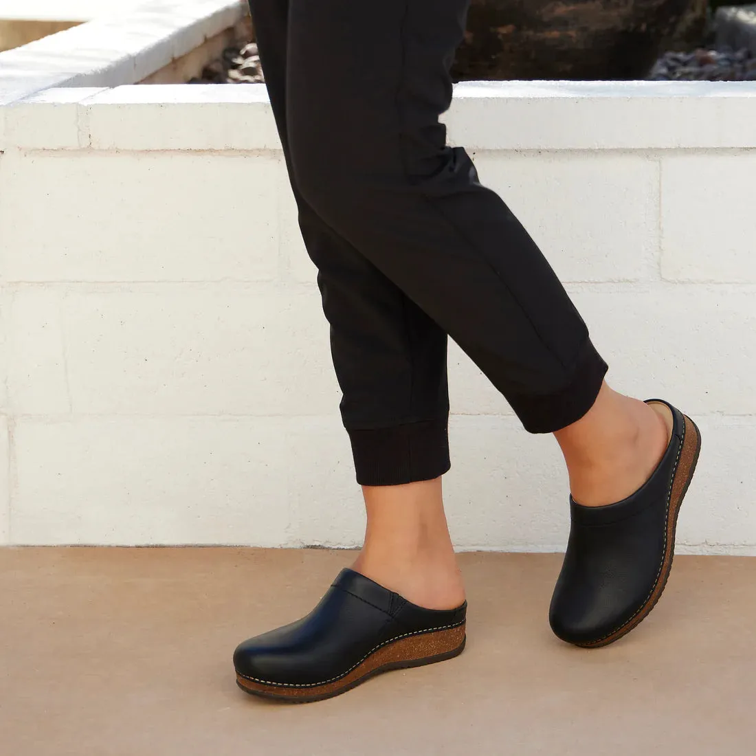Dansko Mariella Clog - Black Nappa