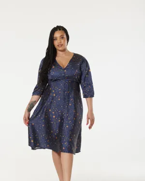 Daphene Dress | Navy