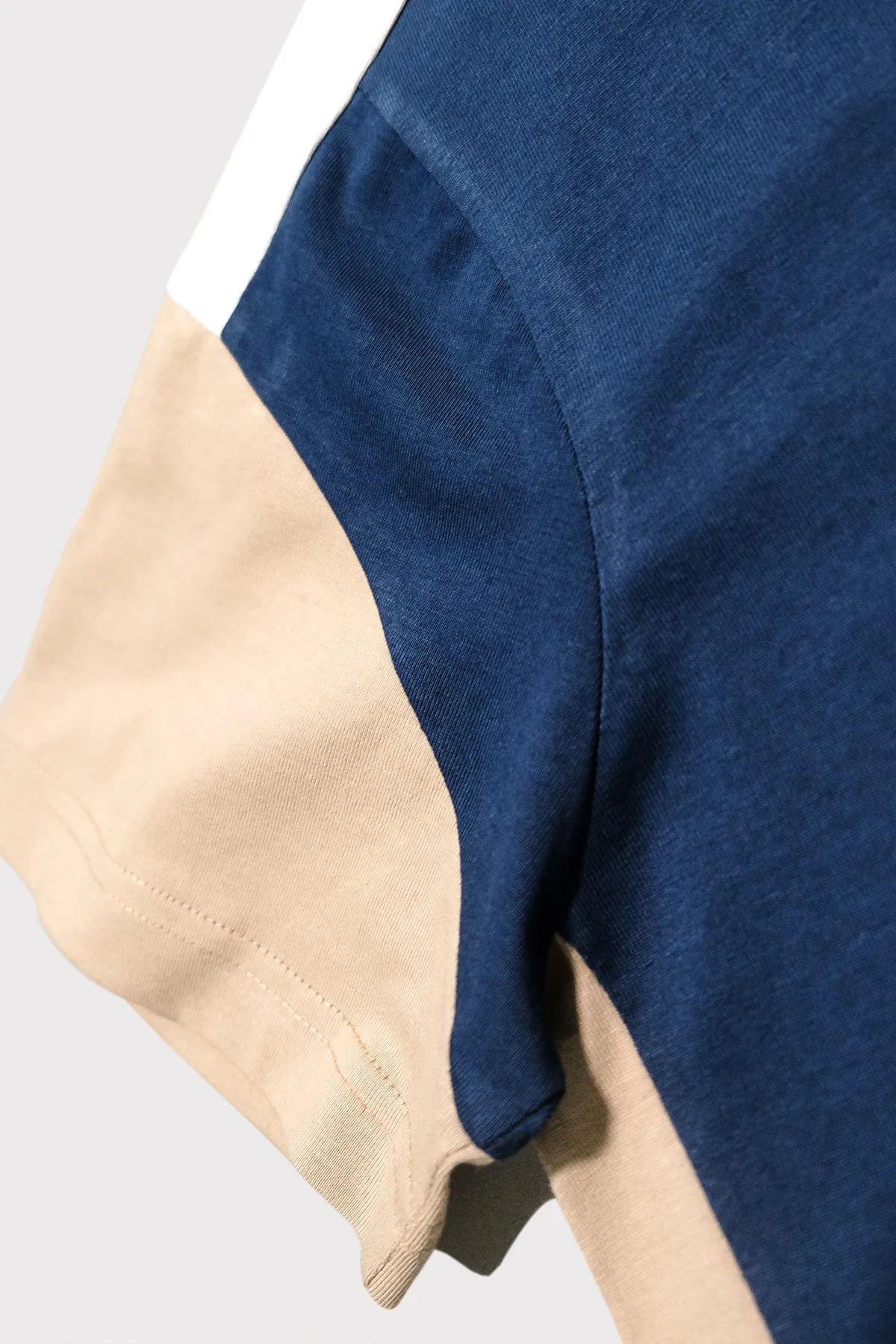 Dark Blue Block T-Shirt - P21 - MT0088R