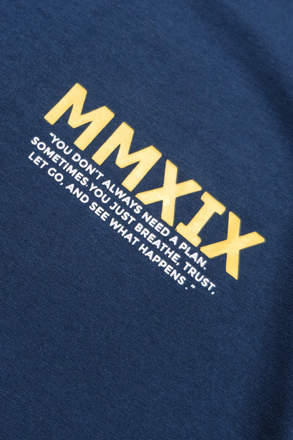 Dark Blue Block T-Shirt - P21 - MT0088R