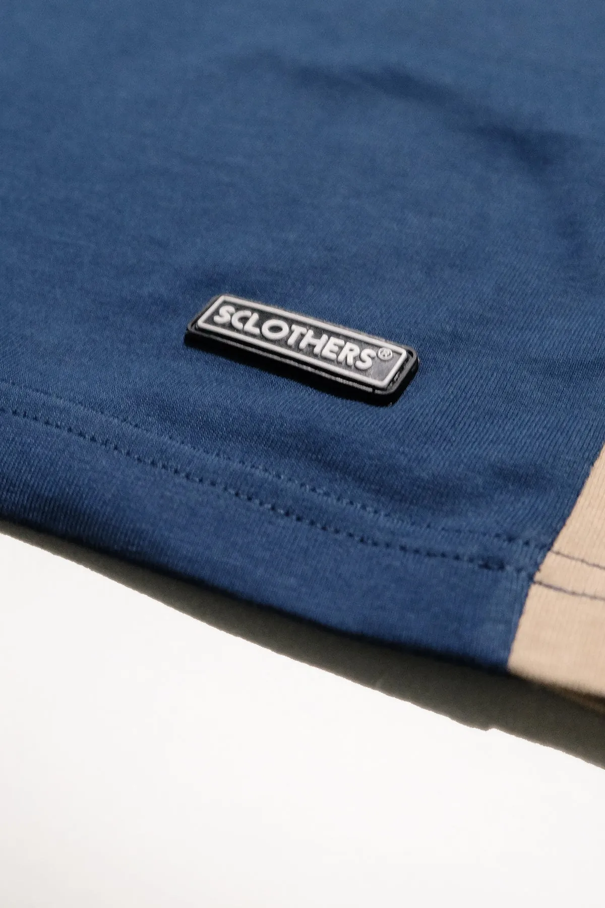 Dark Blue Block T-Shirt - P21 - MT0088R