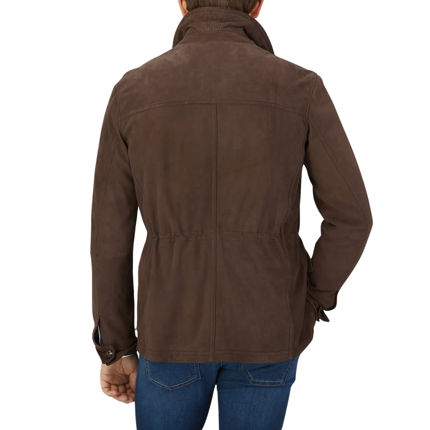 Dark Brown Suede Anton Leather Jacket