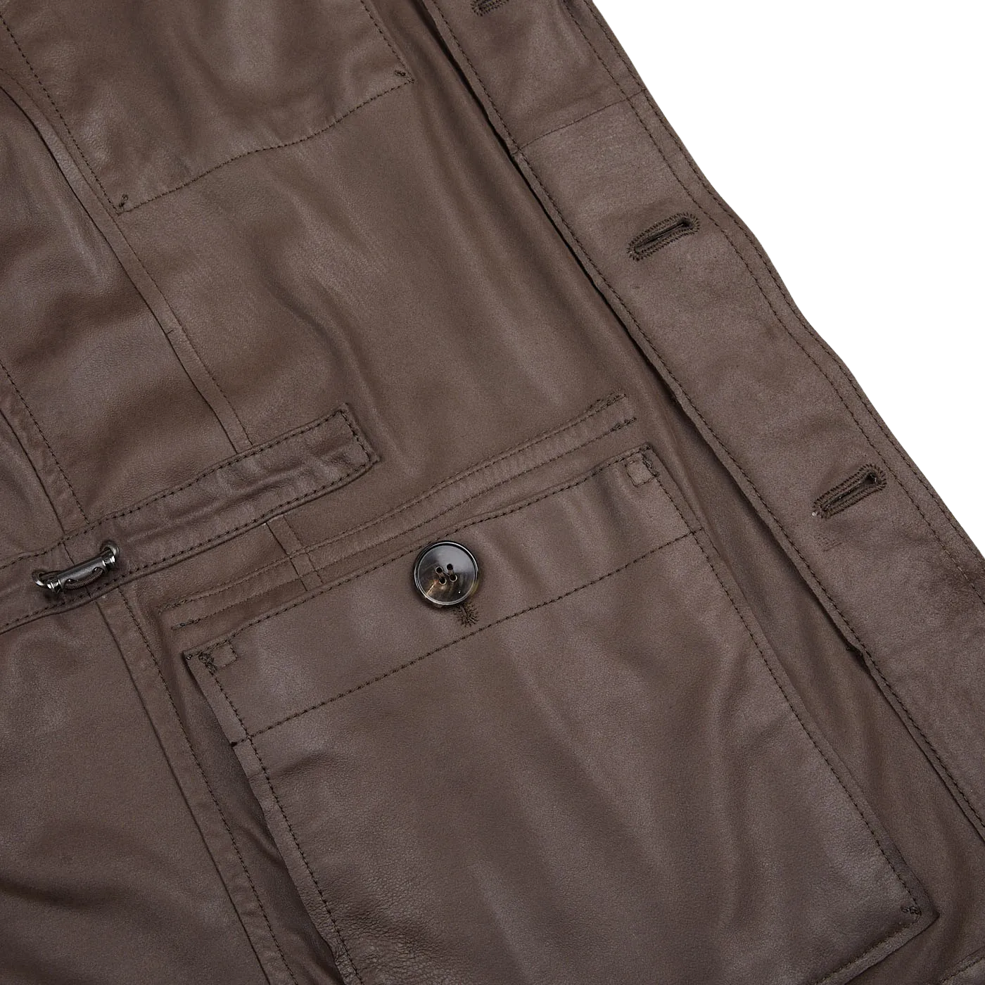 Dark Brown Suede Anton Leather Jacket