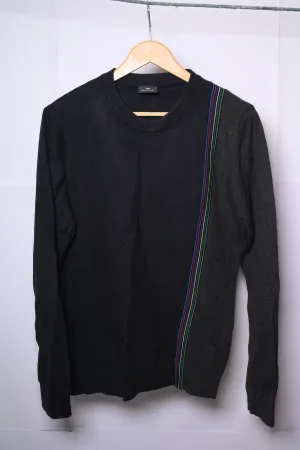 Dark Grey Paul Smith Medium Sweater (Stripes)