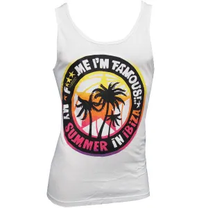 David Guetta F Me I'm Famous Ibiza Palms Mens Vest