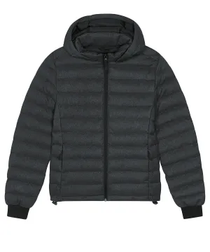 Deep Metal Heather Grey - Stella Voyager wool-like padded jacket (STJW897)