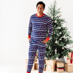 Deer Santa Men's Pants