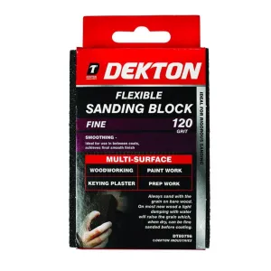 Dekton | Flexible Sanding Block Fine 120 Grit DT80796