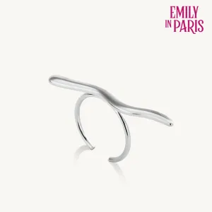 Delicate Wave Silver Ring