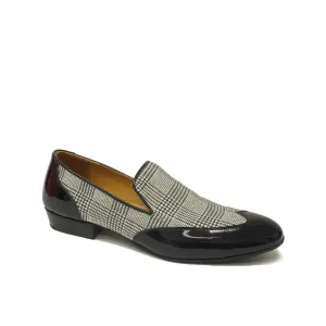 DelMago 2.0 Theatrical Shoes: The Escape Artist: Formal Black & The Half Blood Print | 1.0" Standard | MED | Suede Sole | Limited Edition