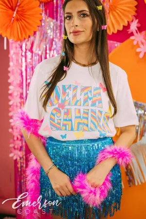 Delta Gamma Bid Day Colorful Butterfly Tee