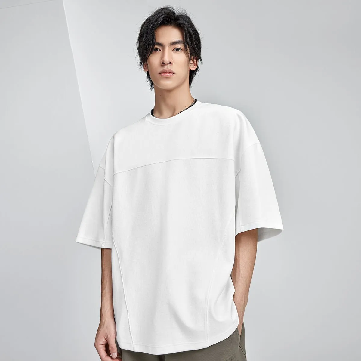 Delta Relaxed Fit Easy Breath White Tee