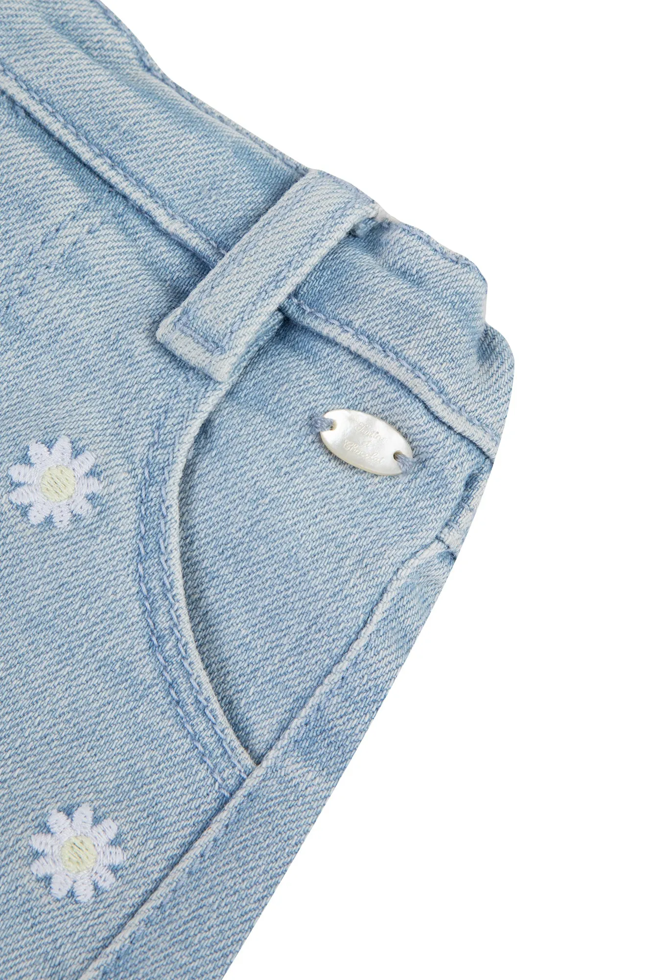 Denim Daisy Short